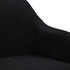 Swen Studio -  Swivel Dining Chairs 6 pcs Black Fabric (UK/IE/FI/NO only) (6x331504)